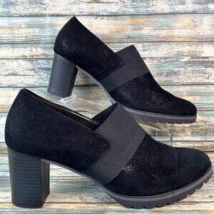 Gabor Womens 8.5 Dress Booties Slip On High Heel Formal Workwear Evening Church
